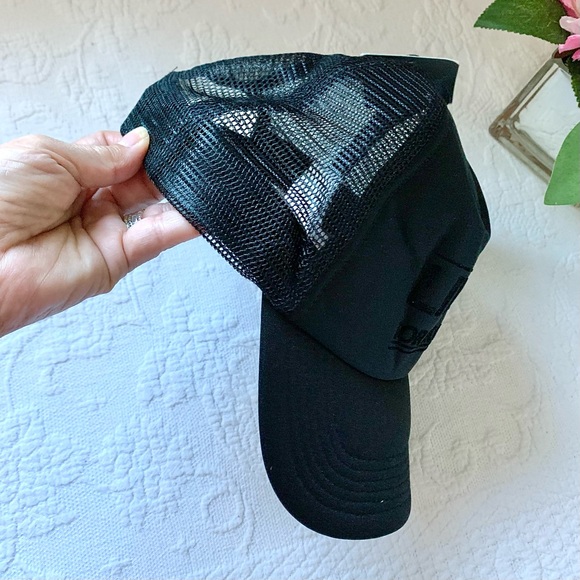 NEW Zara LIVE FOR ROCK Text Baseball Cap black NWT - Picture 6 of 9